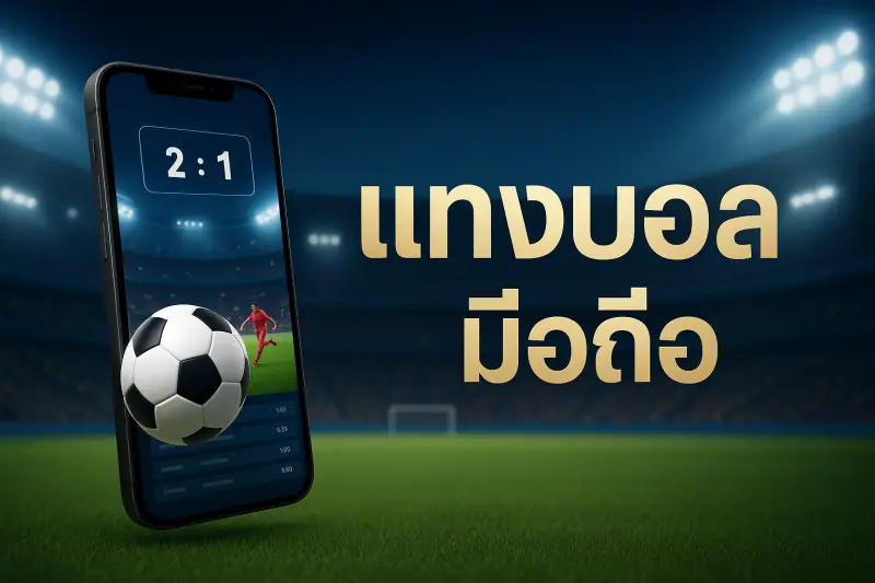 แทงบอลมือถือในไทย - วิธีเล่น เทคนิค และข้อควรรู้