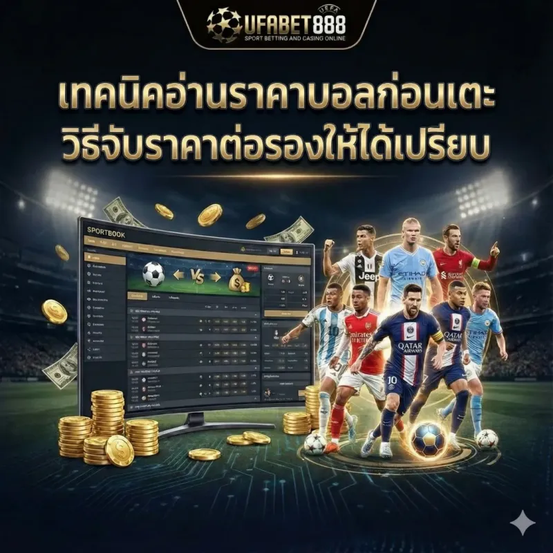 เทคนิคอ่านราคาบอลก่อนเตะ วิธีจับราคาต่อ–รองให้ได้เปรียบ