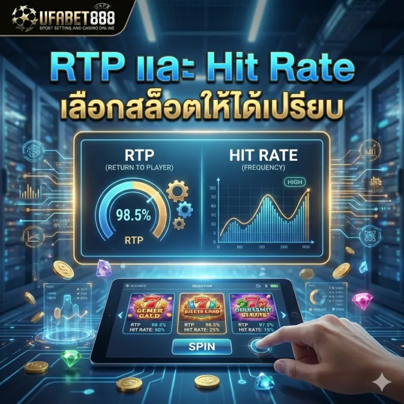 RTP และ Hit Rate คืออะไร และควรใช้เลือกเกมสล็อตอย่างไรให้ได้เปรียบ