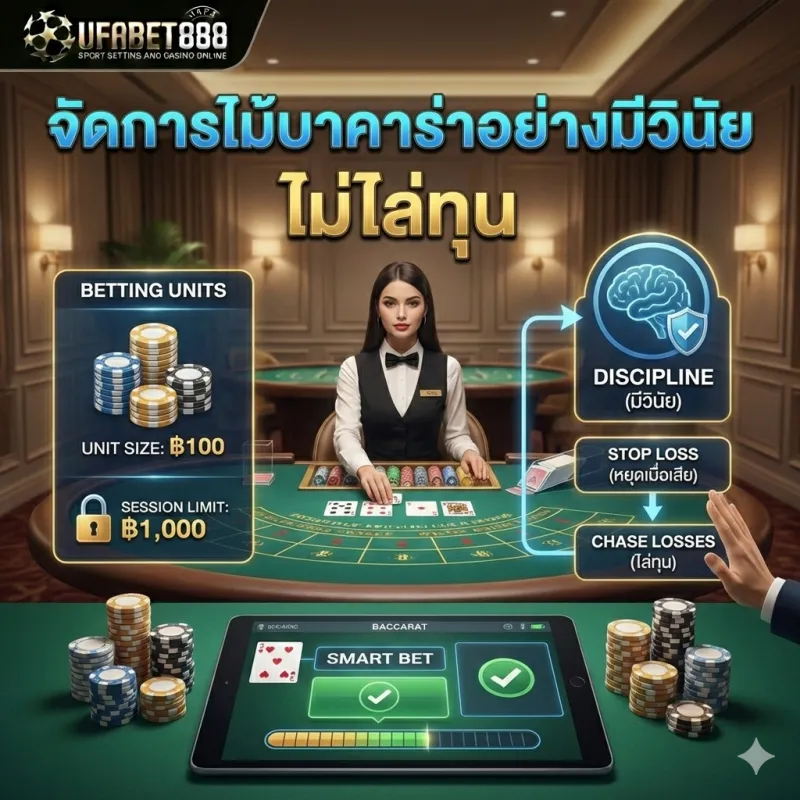 การจัดการไม้บาคาร่าอย่างมีวินัย - เล่นอย่างไรไม่ไล่ทุนและไม่เสียระบบ
