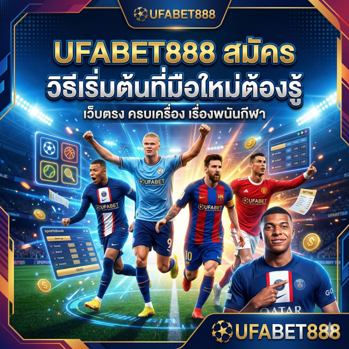 UFABET888 สมัคร วิธีเริ่มต้นที่มือใหม่ต้องรู้