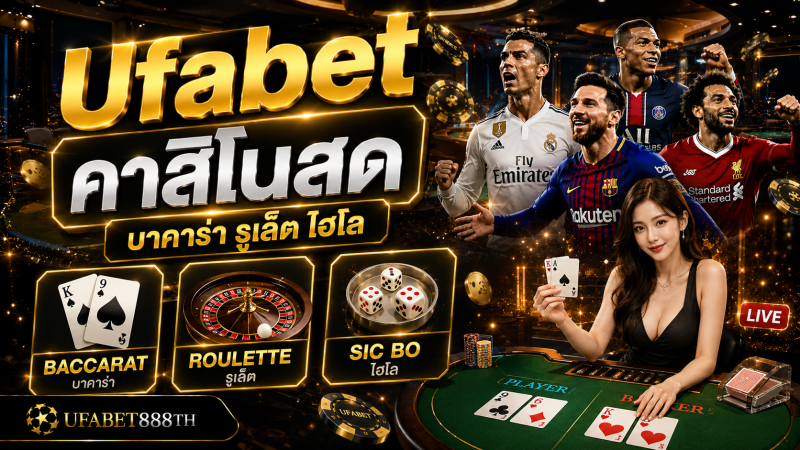 Ufabet คาสิโนสด – บาคาร่า รูเล็ต ไฮโล